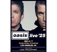 Oasis Los Angeles 2025 A3 Print Poster Wall Art Home Decor Album Gift Present Photo Living Room Dining Room Bedroom Unframed Concert Tour Gig Live Retro Music Arena