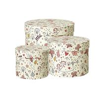 Oasis Luna Lined Hat Boxes - Set of 3