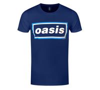Rock Off officially licensed products Oasis Maine Road Event Logo T Shirt XXL Navy