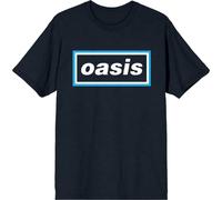 Rock Off officially licensed products Oasis Maine Road Event Logo T Shirt XXL Navy