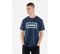Oasis T-Shirt Maine Road Event Logo – Officially Licensed – XL Navy