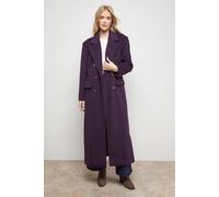 Oasis Maxi Tailored Coat In Cherry cherry