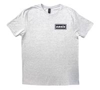 Oasis Men's Definitely Maybe Promo Back Print T-Shirt in Grey | Size: 2XL Oasis Grey 2XL