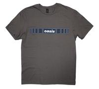 Oasis Men's Horizontal Bars Logo T-Shirt in Charcoal | Size: Small Oasis Charcoal S