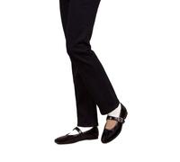 Oasis Mia Faux Cracked Leather Mary Jane Flats