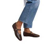 Oasis Mia Faux Leather Mary Jane Ballet Flats