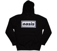 Oasis Music Men's Decca Logo Pull Over Hoodie in Black | Size: Medium Oasis Music Black M