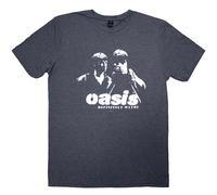 Oasis Music Men's Definitely Maybe Stencil T-Shirt in Navy | Size: Large Oasis Music Navy L