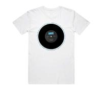 Oasis Music Men's Live Forever Single T-Shirt in White | Size: 2XL Oasis Music White 2XL