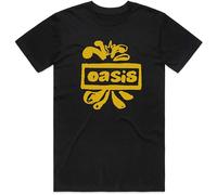 Oasis Music Men's Logo T-Shirt in Black | Size: 2XL Oasis Music Black 2XL