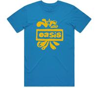 Oasis Music Men's Logo T-Shirt in Blue | Size: Small Oasis Music Blue S