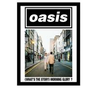 Oasis Music What´s The Story Morning Glory Framed Poster Oasis Music Multicolor