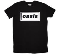 Oasis Music Women's Decca Logo T-Shirt Dress in Black | Size: Small Oasis Music Black S