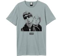 Oasis Noel & Liam Boxed Amplified Vintage Blue Medium T-Shirt NEW