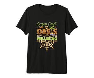 Oasis of Wellbeing - Oregon Coast Premium T-Shirt