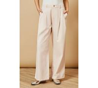 Oasis Pleat Front Washed Pink Jeans In Pastel Pink pastel pink 6