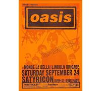 Oasis Poster Vintage Rock Band Britpop Indie Wall Art Picture A4