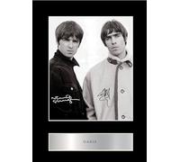 Oasis Pre Printed Signature Signed Mounted Photo Display #1 Printed Autograph 10x8 Inch Mount