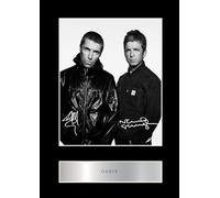 Oasis Pre Printed Signature Signed Mounted Photo Display #3 Printed Autograph 10x8 Inch Mount