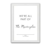 Oasis Print - The Masterplan | Music Lyrics | Wall Art | Home Decor | Poster | Picture | (7 x 5 Black Frame)