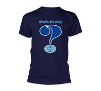 OASIS - QUESTION MARK (NAVY) BLUE T-Shirt Small