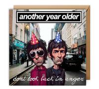 Oasis Reunion Birthday Card, Noel Liam Gallagher Gift for UK Band Fans