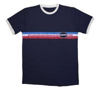 Oasis Ringer T-Shirt Knebworth 96 Tour Noel Liam Gallagher Official New Navy