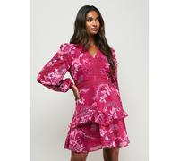 OASIS Ruffle Trim Mini Dress 10