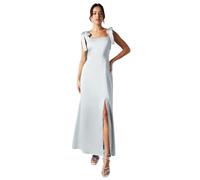 Oasis Women's Satin Tie Shoulder Midi Bridesmaid Dress in Light Blue | Size: 12 Oasis Light Blue 12