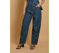 OASIS Scallop Pocket Barrel Leg Jean 6