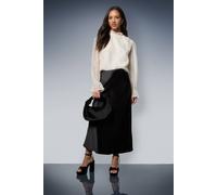 Oasis Sequin Floral Embroidered Frill Neck Blouse In Ivory ivory 12