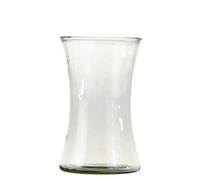OASIS® Serena Hand-Tied Clear Glass Flower Vase, 20cm Height, 12.5cm Diameter