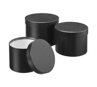Oasis Set of 3 Round Hat Boxes with Lids Ideal for Gifts or Flowers