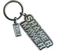 Oasis Keyring Shakermaker Decca Logo Charm - Officially Licensed - Silver - One Size