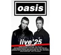 Oasis Sold Out UK Tour 2025 A3 Print Poster Wall Art Home Decor Album Gift Present Photo Living Room Dining Room Bedroom Unframed Concert Tour Gig Live Retro Music Arena