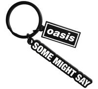 Oasis Some Might Say Logo Keyring