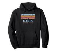 Oasis State Park New Mexico Retro Cool Pullover Hoodie