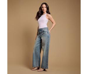 Oasis Straight Leg Western Look Jean LIGHT WASH SIZE 10