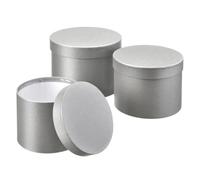 OASIS Symphony Lined Florist Hat Boxes - Set of 3 - Matte Grey