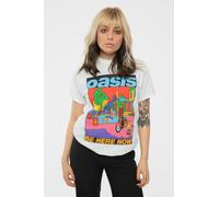Oasis T Shirt Be Here Now Illustration Band Logo new Official Unisex White