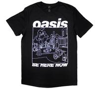 Oasis T Shirt Be Here Now Line Drawing Official Licensed Men Tee Merch Live 25