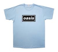 Oasis T Shirt Classic Decca Band Logo new Official Mens