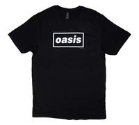 Oasis T Shirt Decca Band Logo new Official Unisex Black