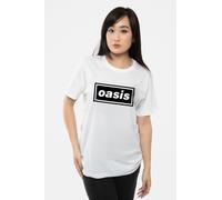 Oasis T Shirt Decca Band Logo new Official Unisex White