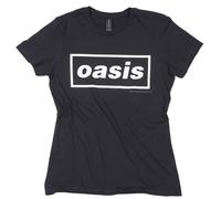 Oasis Decca Band Logo Skinny Fit T Shirt XXL Black
