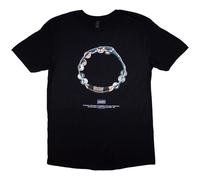 Oasis T-Shirt Definitely Maybe Tambourine Noel Liam Gallagher Official New Black