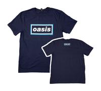 Oasis T-Shirt Maine Road Event Noel Liam Gallagher Official Band New Navy