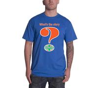 Oasis T Shirt Question Mark Band Logo Official Mens Blue XXL