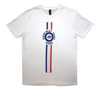 Stripes 95 Logo T Shirt Oasis White S