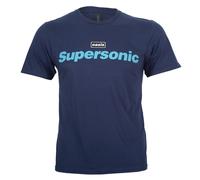 Rock Off officially licensed products Oasis Supersonic Title Colour T Shirt S Navy
